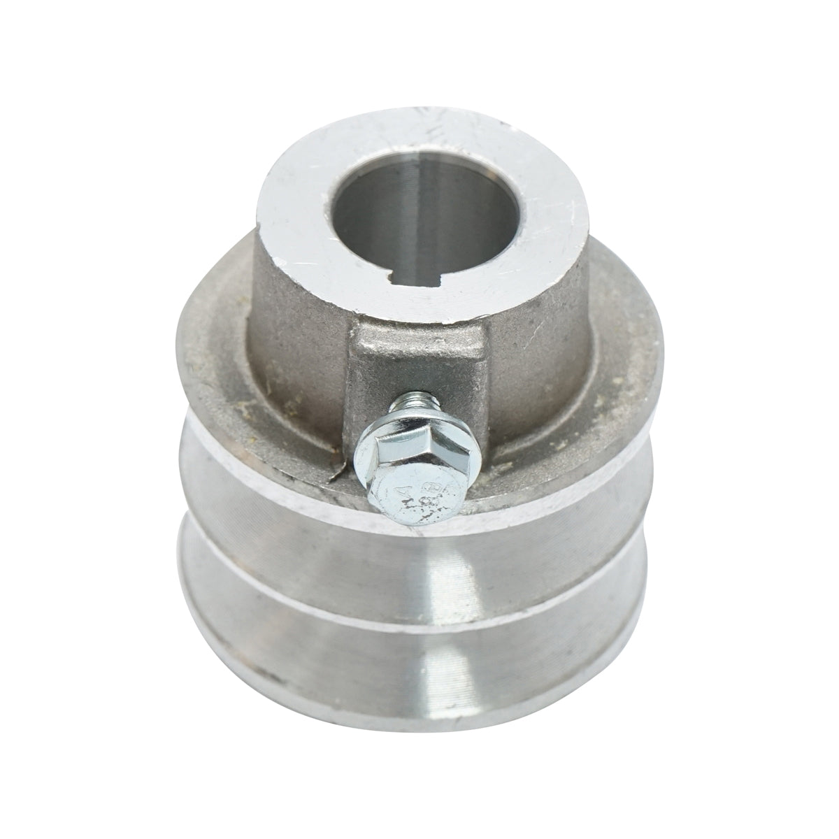 Pulley with 2 grooves for shaft with a pin of 19mm, 7Hp motor